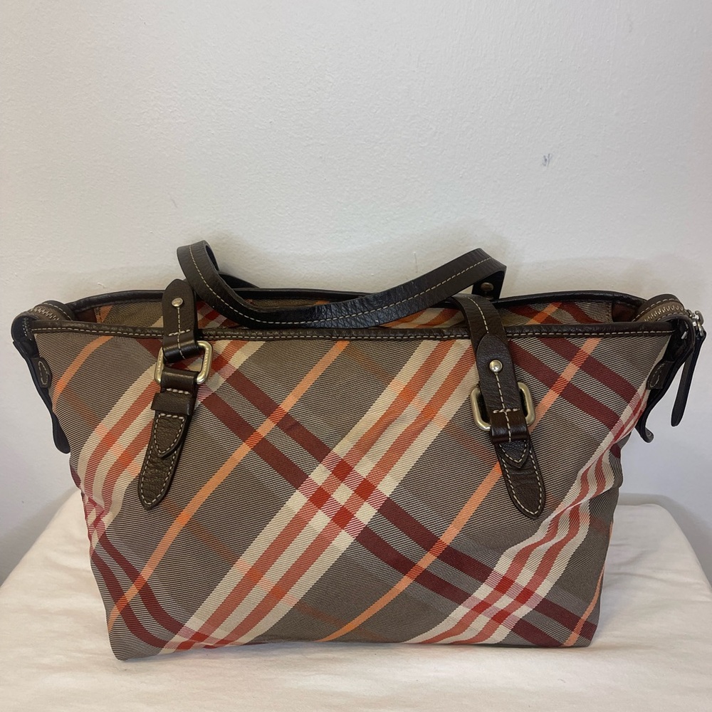 Burberry Blue Label Nova Check Tote Bag - Picture 3 of 16
